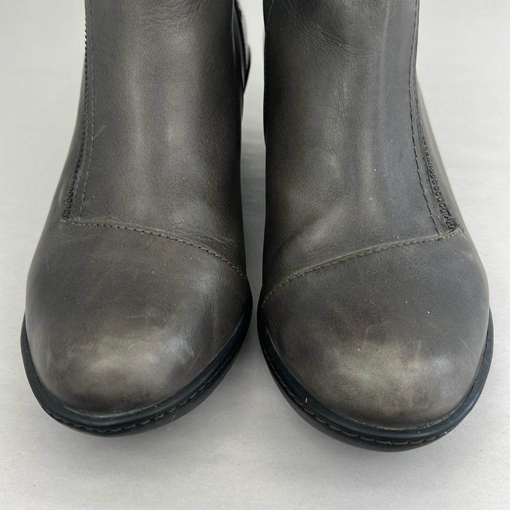 Dansko Billie Grey Ankle Boots Soft Leather Burnished Nappa Grey Womens SZ 8.5 9 - Picture 8 of 14